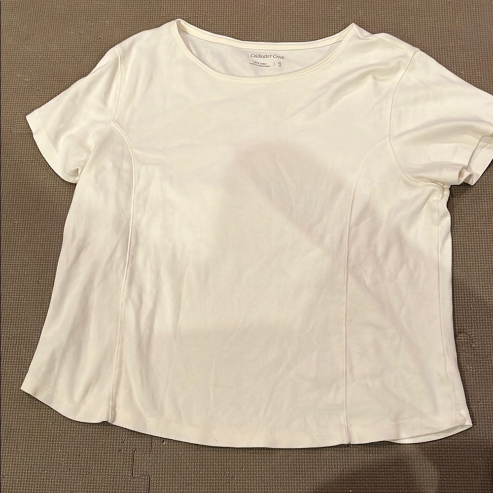 Cotton Cream Top XL